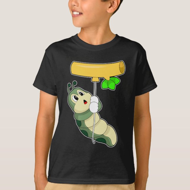 T-shirt Ballotte de troncs de chenille (Devant)