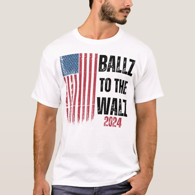 T-SHIRT BALLZ AU WALZ HARRIS 2024 (Devant)