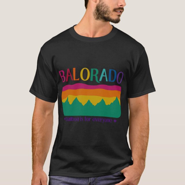 T-shirt Balorado Balboa est pour tous Les (Devant)
