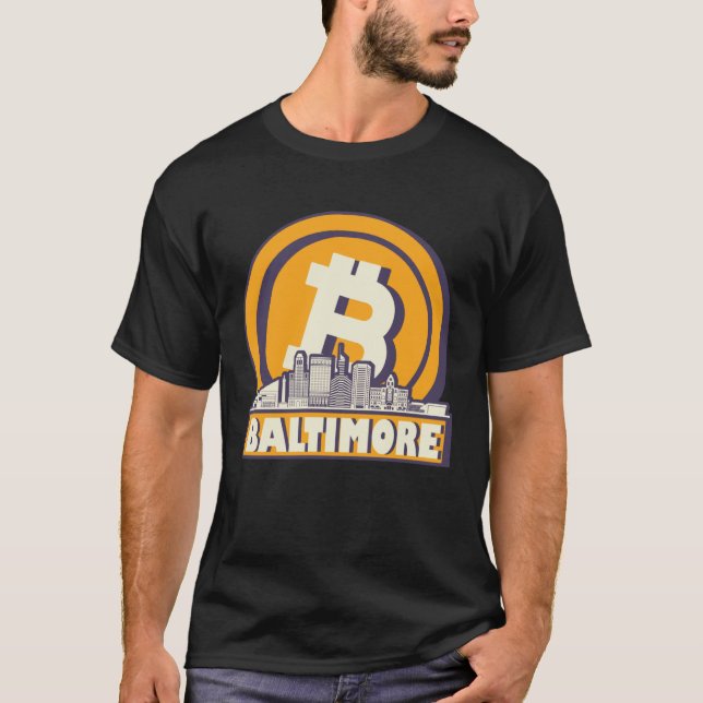 T-shirt Baltimore Bitcoin Maximalist  Bitcoin Baltimore Sk (Devant)