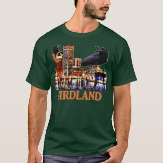 T-shirt Baltimore et Baseball Hybrid Design