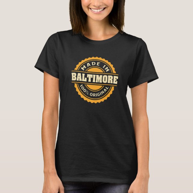 T-shirt Baltimore Hometown   (Devant)
