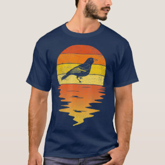 T-shirt Baltimore oriole retro coucher de soleil vintage