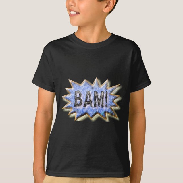 T-shirt Bam ! Tablier affligé d'Emeril de regard (Devant)