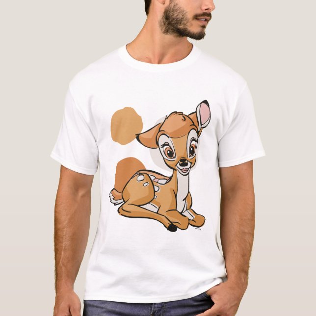T-shirt Bambi Assis Avec Le Sourire (Devant)
