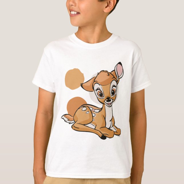 T-shirt Bambi Assis Avec Le Sourire (Devant)