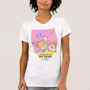 T-shirt Bambi Et Faline "Fawned Of You My Deer"