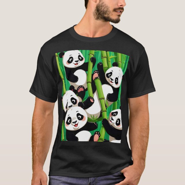 T-shirt Bamboo Panda (Devant)