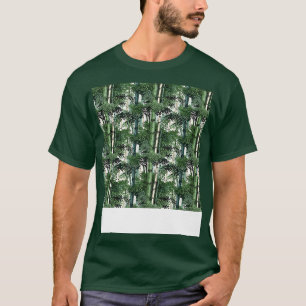 T-shirt Bambou sans couture Motif Asiatique Chinois Japona