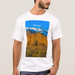 T-shirt Bamyan, Afghanistan - Vallée de la falaise du Boud