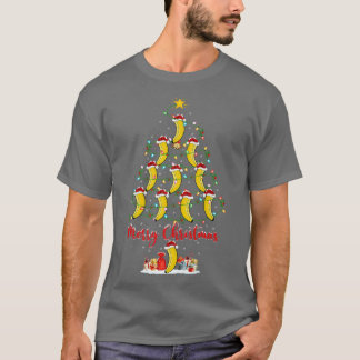 T-shirt Banana Fruit Lover Xmas Correspondant Père Noël Ba
