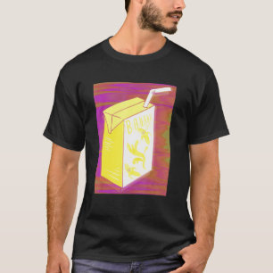 T-shirt Banana Juice Box Bruit coloré Vaporwave