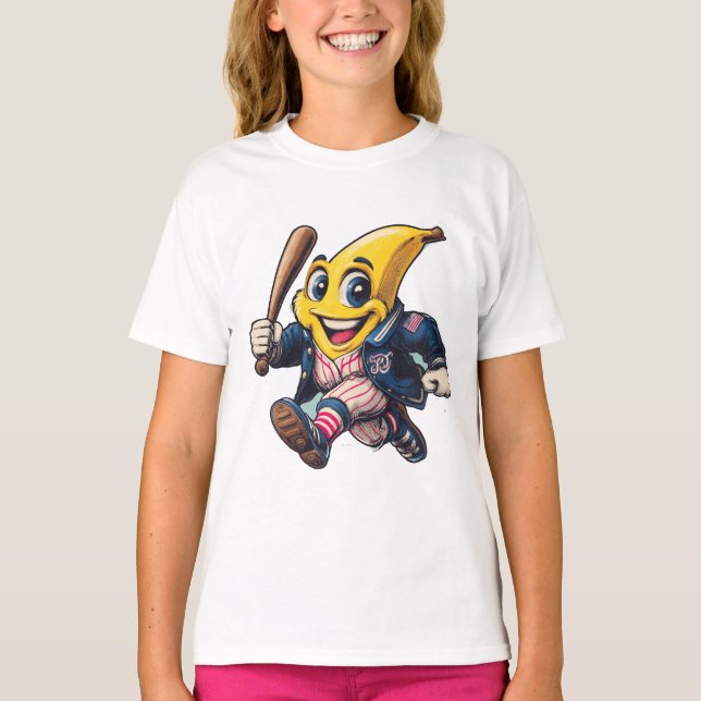 T-shirt Banana Man : Héros du monde des fruits (Devant)