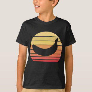 T-shirt Banana Retro Funny Fruit Riped Jaune