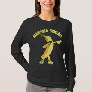 T-shirt Banana Squad Dabbing Dope Swag Vegetaria