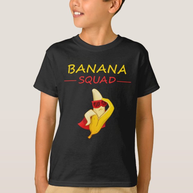 T-shirt Banana Squad Drôle (Devant)