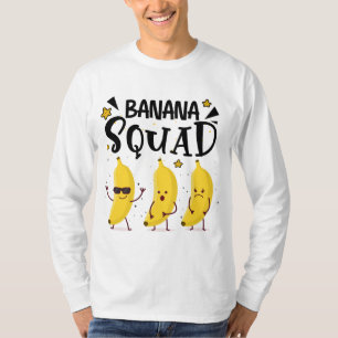 T-shirt Banana Squad Été Drôle Amateurs de fruits de banan
