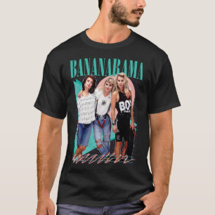 T-shirt Bananarama Retro 80s Fan Art Design