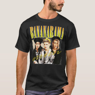 T-shirt Bananarama Retro 80s Fan Art Design 2