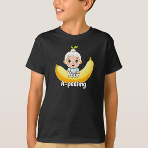 T-shirt Banane Amusant Cool Unique Meilleur Élégant Enfant