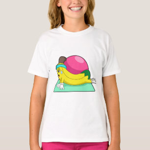 T-shirt Banane au yoga Fitness