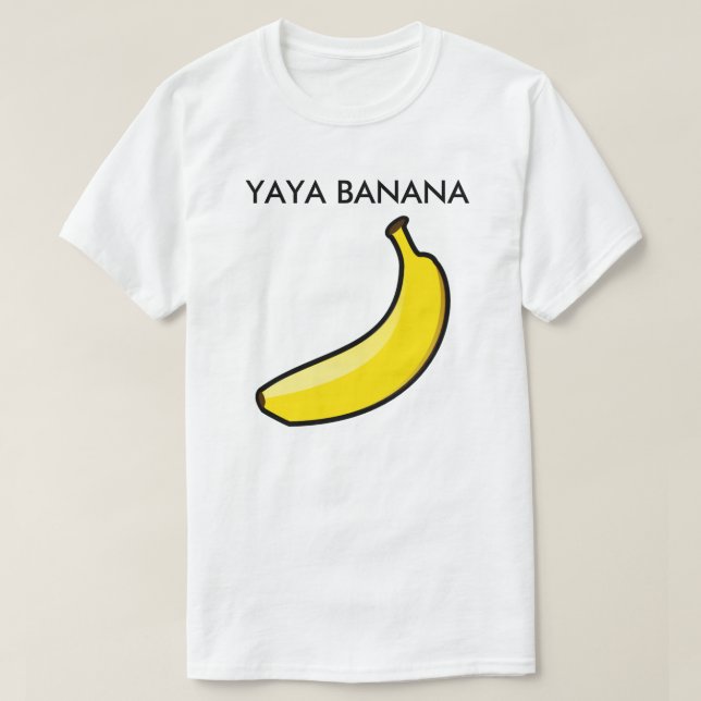 T-SHIRT BANANE DE YAYA (Design devant)