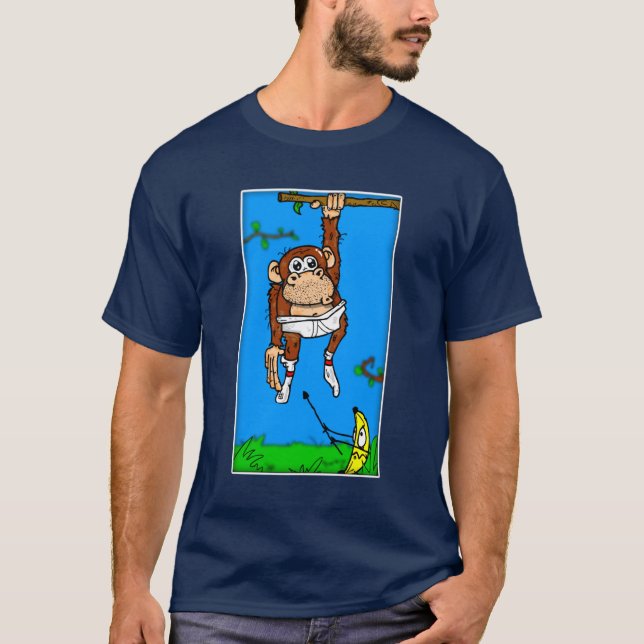 T-shirt Banane du singe v. (Devant)