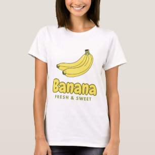 T-shirt Banane fraîche et douce Banane fruits