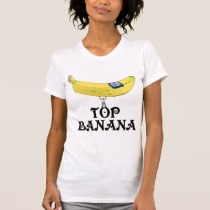T-shirt Banane supérieure - Customisée