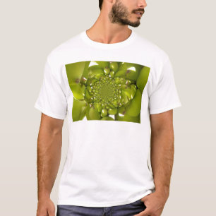 T-shirt Banane verte Kaleidoscope Art Imprimer/Graphique