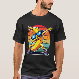 T-shirt Bananes Cool Graphisme Dabbing Design Hommes Femme