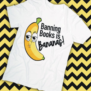 T-shirt Bananes Interdisant les Livres