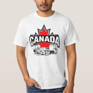 T-shirt Banc à presse 1 du Canada d'équipe