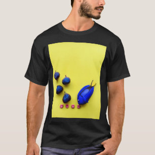 T-shirt Banc de poissons-chirurgiens bleus