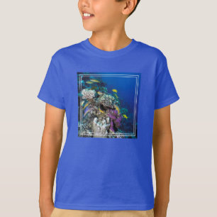 T-shirt Banc de rougets autour d'un petit corail
