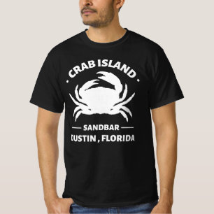 T-shirt banc de sable de l'île de crabe Dustin Floride