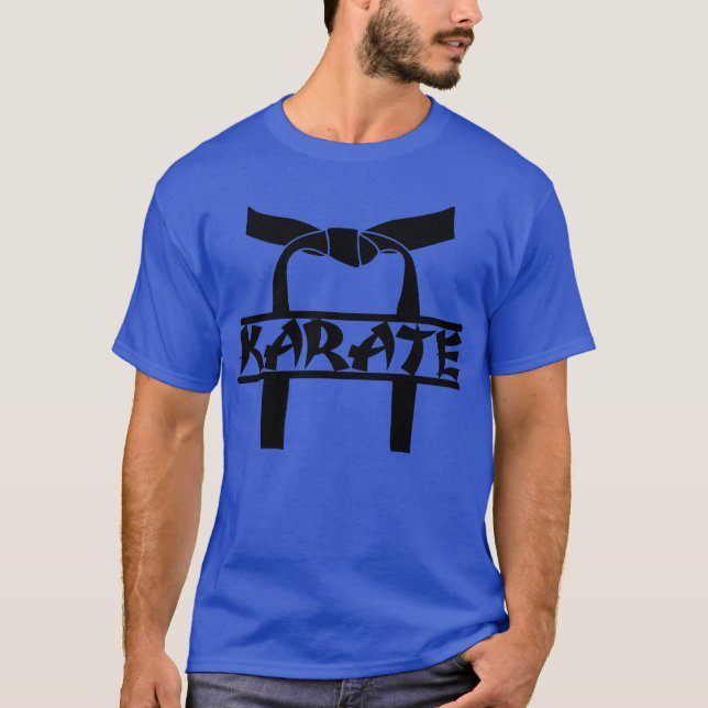 T-shirt Band or obi in the karate award retro (Devant)