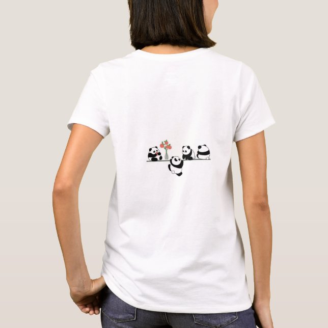 T-shirt "Banda Vibes : Joli et tendance Tee" (Dos)