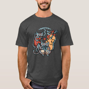 T-shirt Bande affranchie de chat