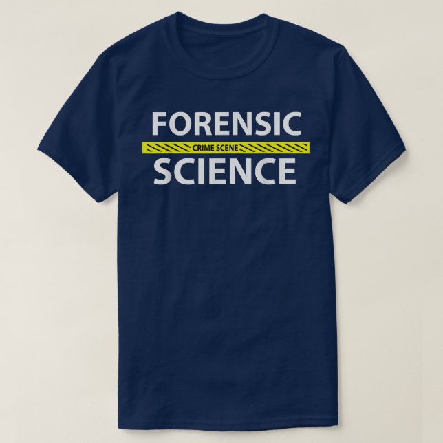 T-shirt Bande-annonce de la scène de crime en sciences jud (Design devant)