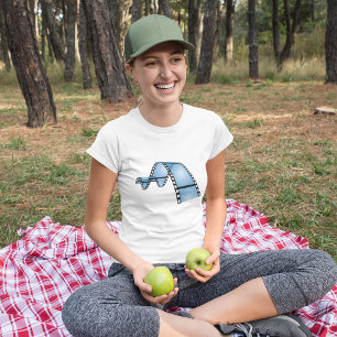 T-shirt Bande bleue