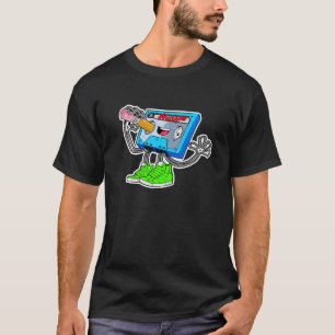 T-shirt Bande cassette de musique mixtape 80s 90s années 8