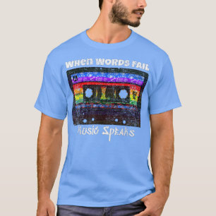 T-shirt Bande Cassette Musique Rétro 90s Rave House Techno