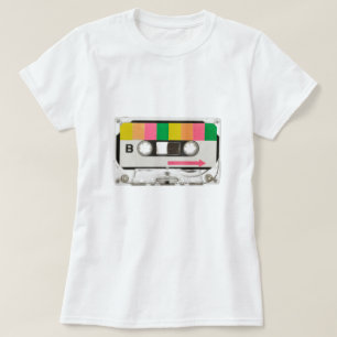 T-shirt Bande Cassette Rétro
