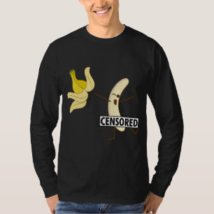 T-shirt Bande De Banane Censée Drôle Pour Mignonne Peel Bo