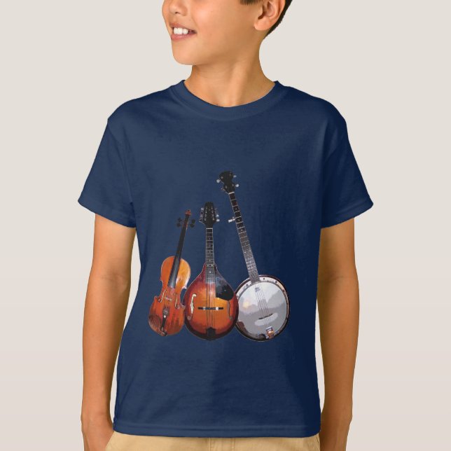 T-shirt Bande de Bluegrass (Devant)