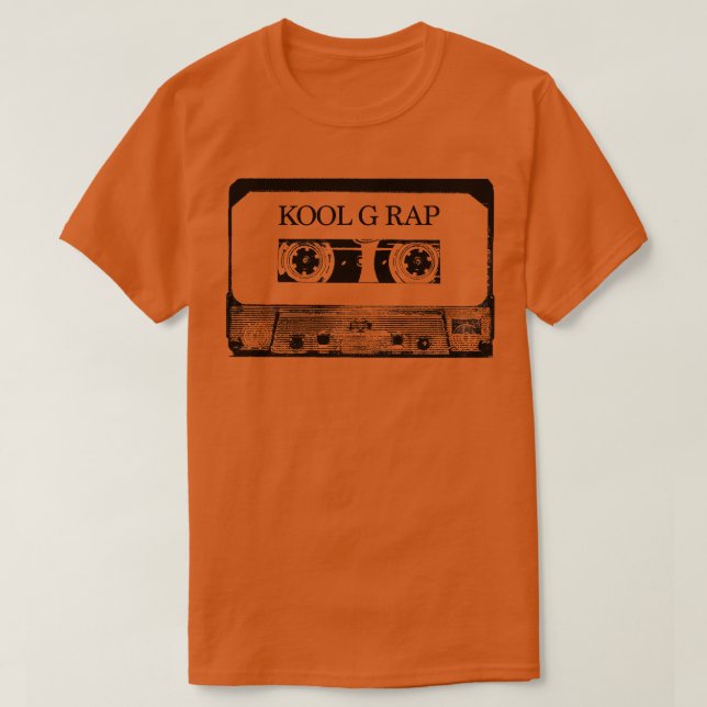 T-shirt Bande de cassette en rap Kool G (Design devant)