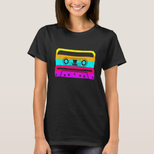 T-shirt Bande de cassette Pour 80s 90s Costume rétro Vinta