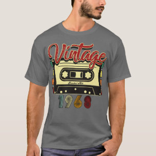 T-shirt Bande de cassette vintage 1968