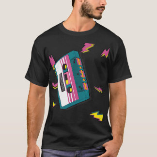 T-shirt Bande de cassette vintage dans les années 80 90s R